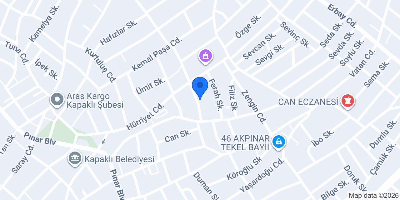 Akkaş İnşaat konumu