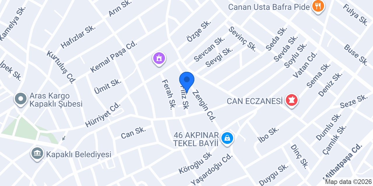 Uçar Elektrik ve Sıhhi Tesisat konumu