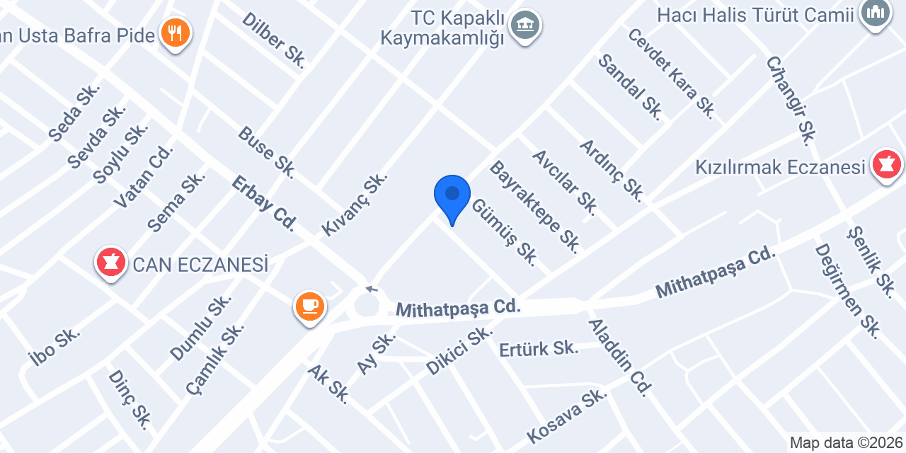 Tarık Kırtasiye Kitabevi konumu
