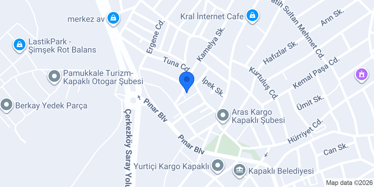 Öztürk Ticaret konumu