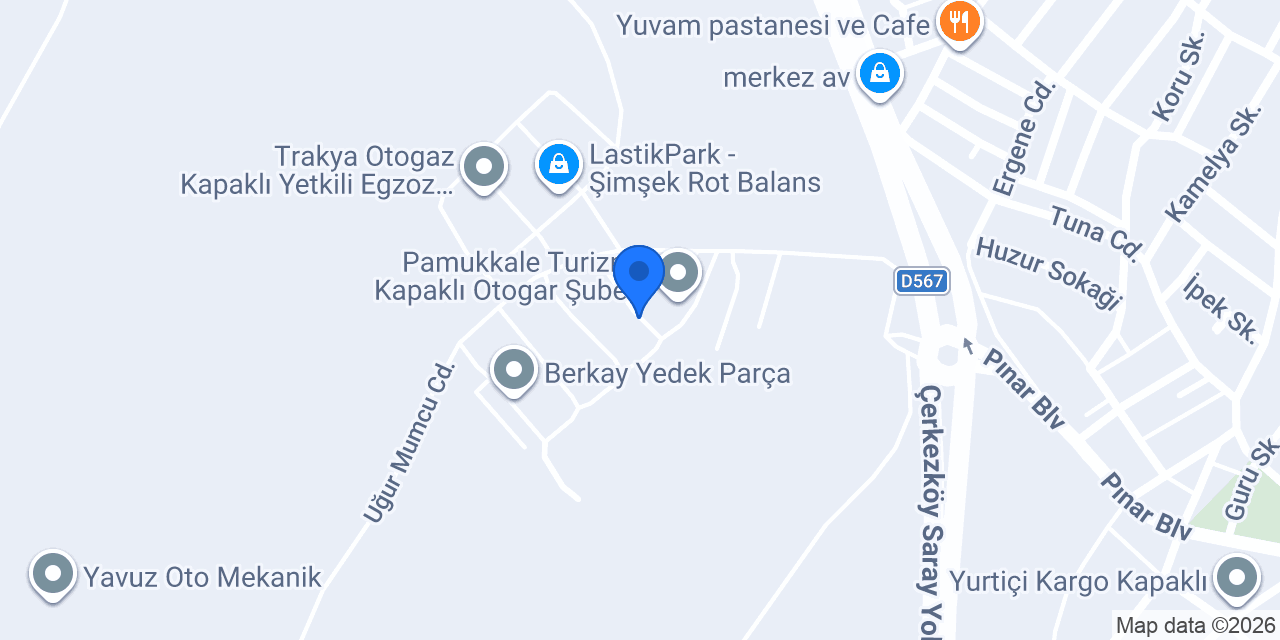 IVECO OTO Çimeç Özel Servis konumu