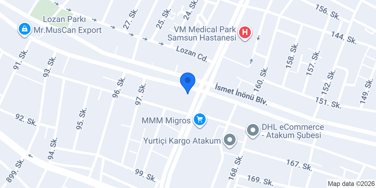 Yapı Kredi - Atakum Şubesi konumu