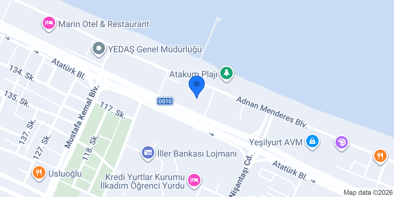 Yalı Cafe konumu