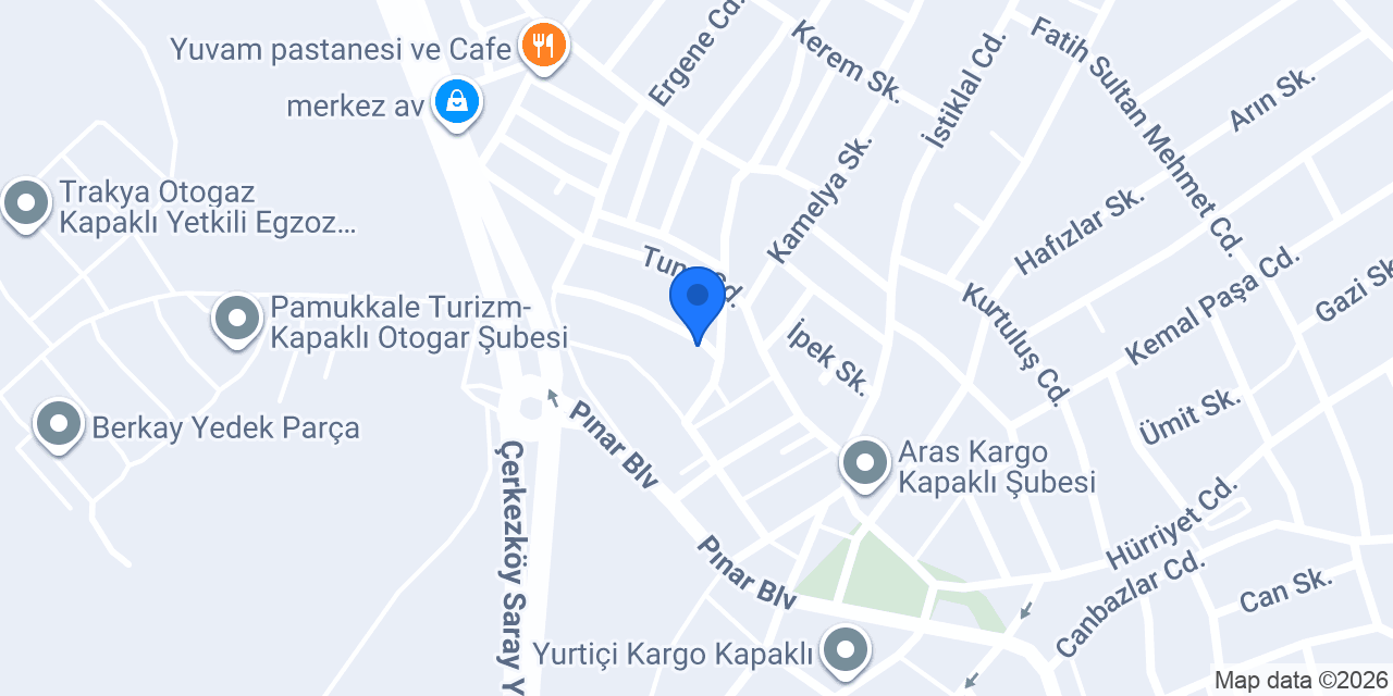 Tuna Erkek Kuaförü konumu