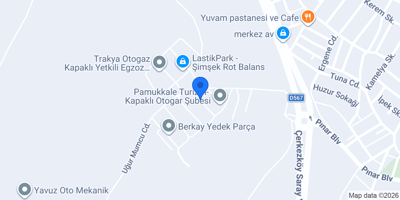 HACI BABA OTOMOTİV konumu