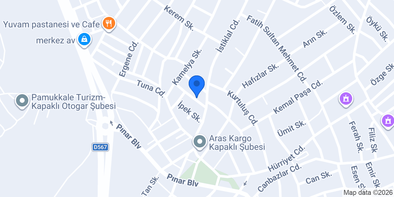 Türkan Sultan Moda Evi konumu