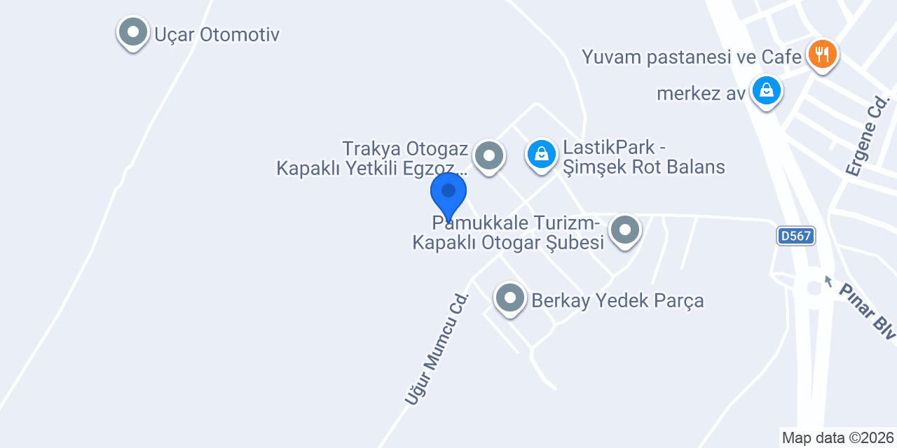 Kocaoğlu Otomotiv özel servis konumu
