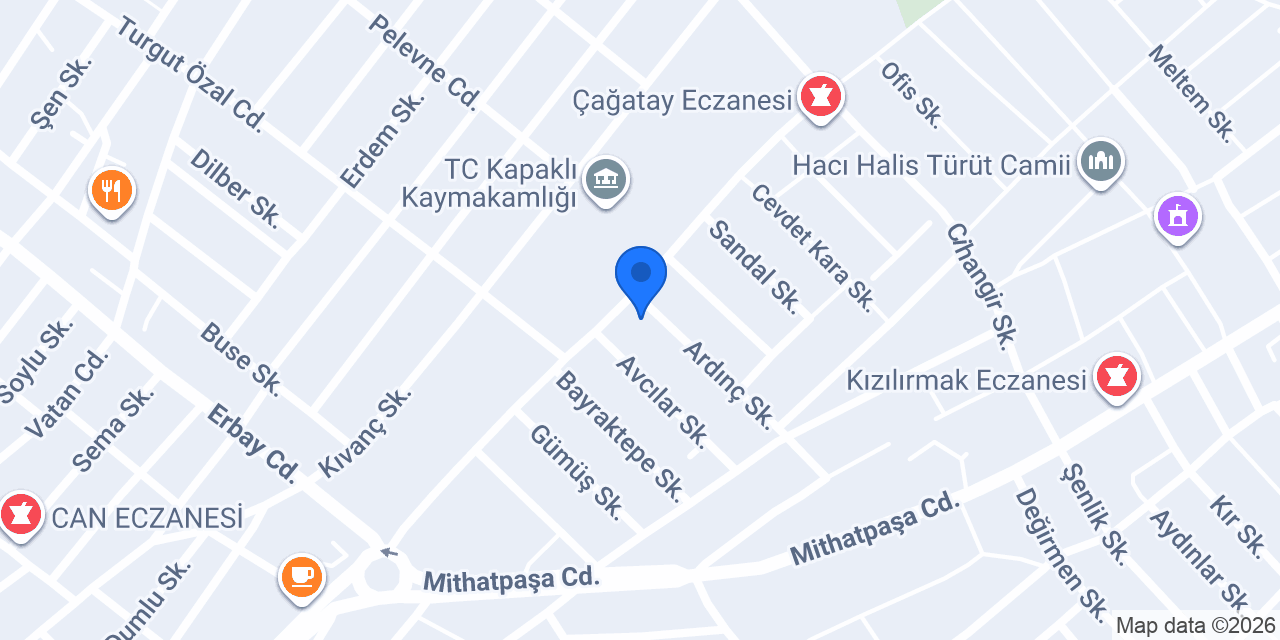 Ekizoğlu kasap konumu