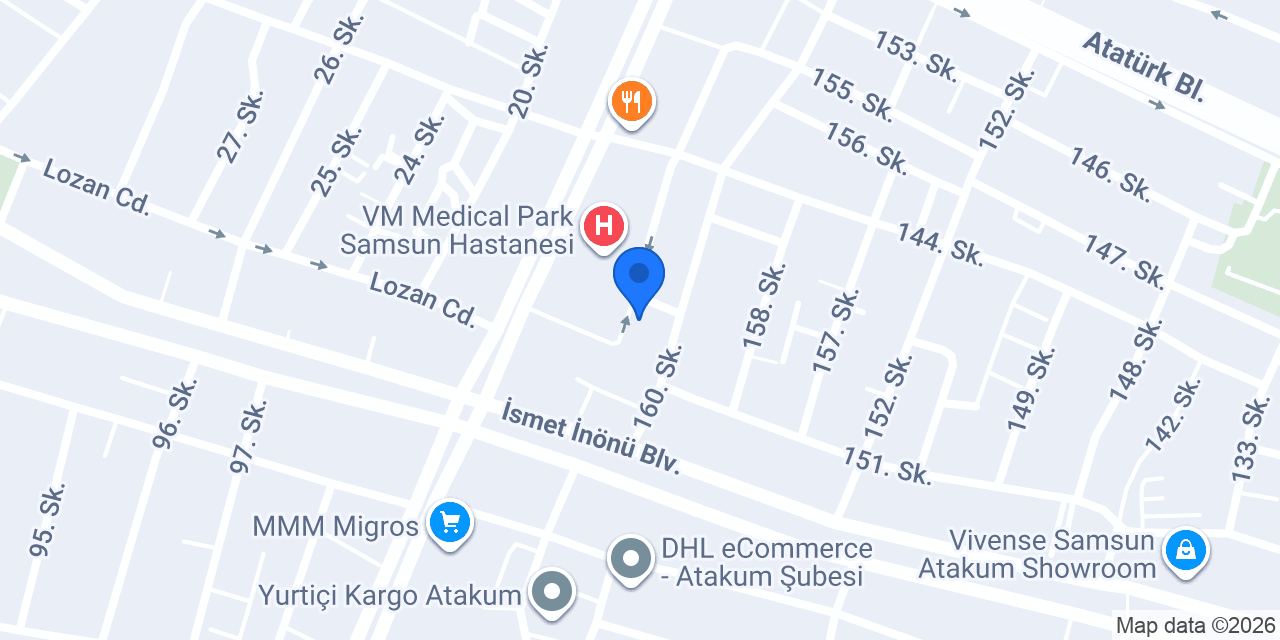 Halkbank Atakum Şubesi konumu