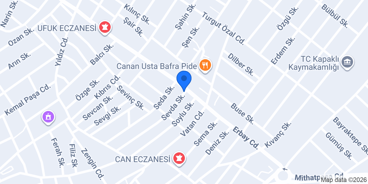 Kadir Oto Lastik konumu