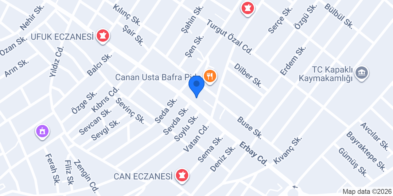 Huzur Oto Lastik konumu