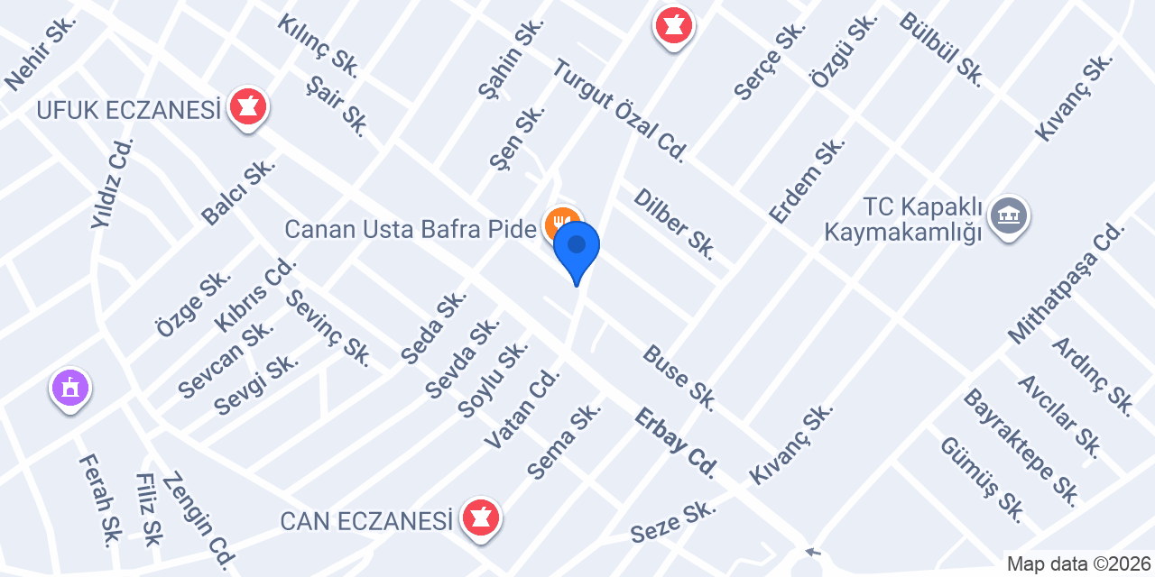 Ekizoğlu Banyo & Mutfak konumu