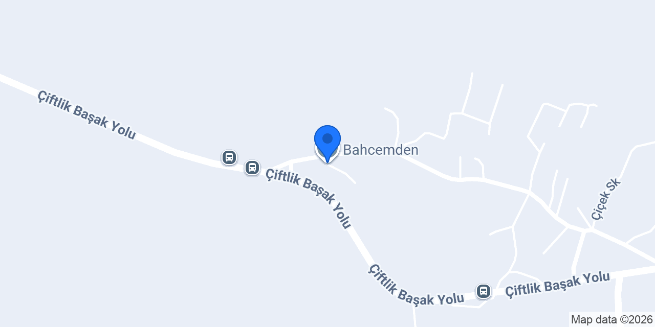 Bahcemden konumu