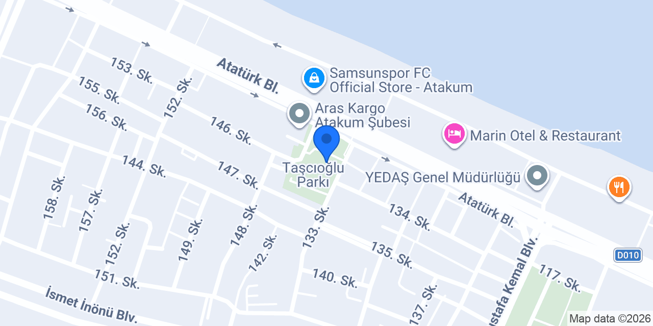 Ptt - Atakum Müdürlüğü konumu