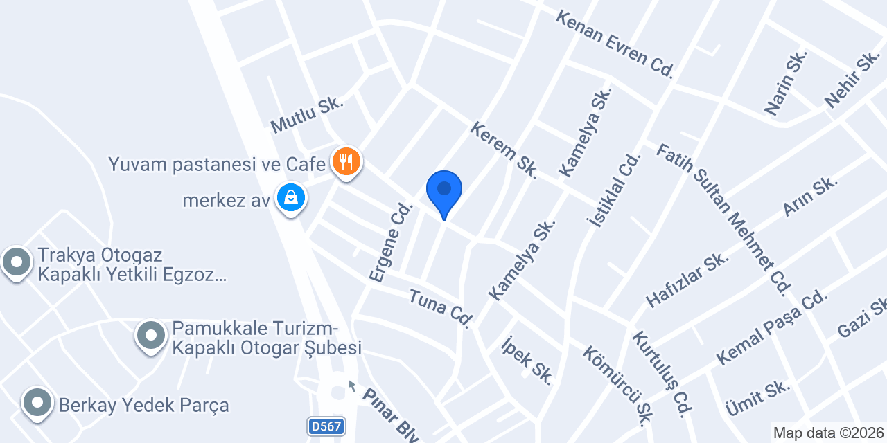KAPAKLI PİMAPENCİ —TURAN YAPI konumu