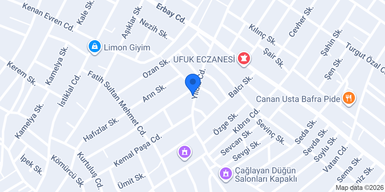 BERAT YAPI MARKET VE ISI konumu