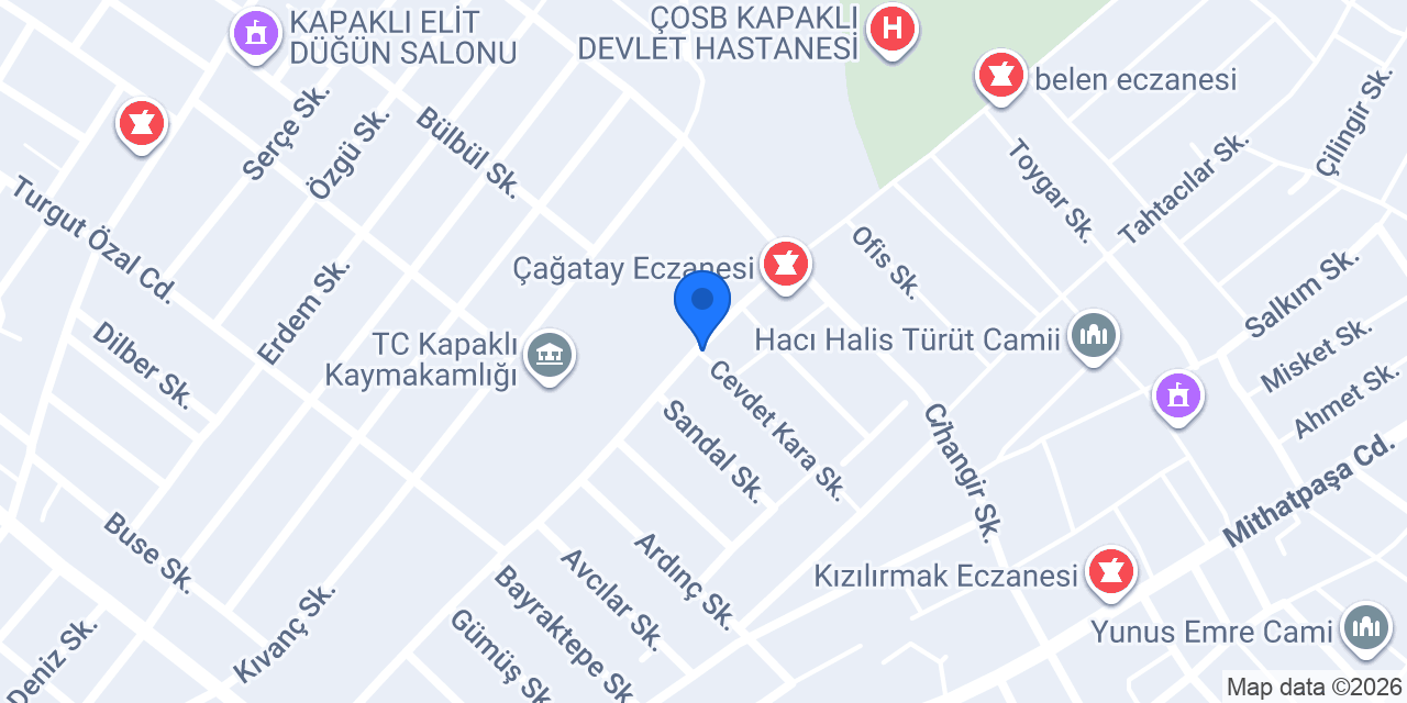 ASİL OPTİK konumu