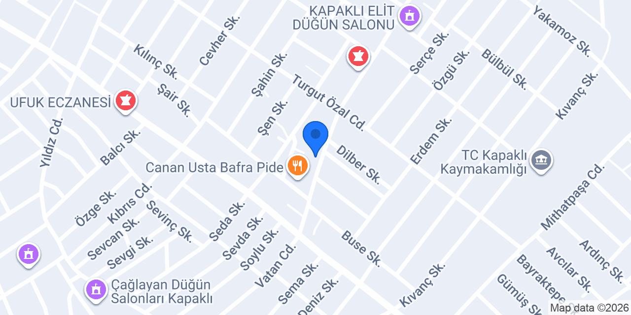 DONDURMA DÜNYASI KAPAKLI konumu