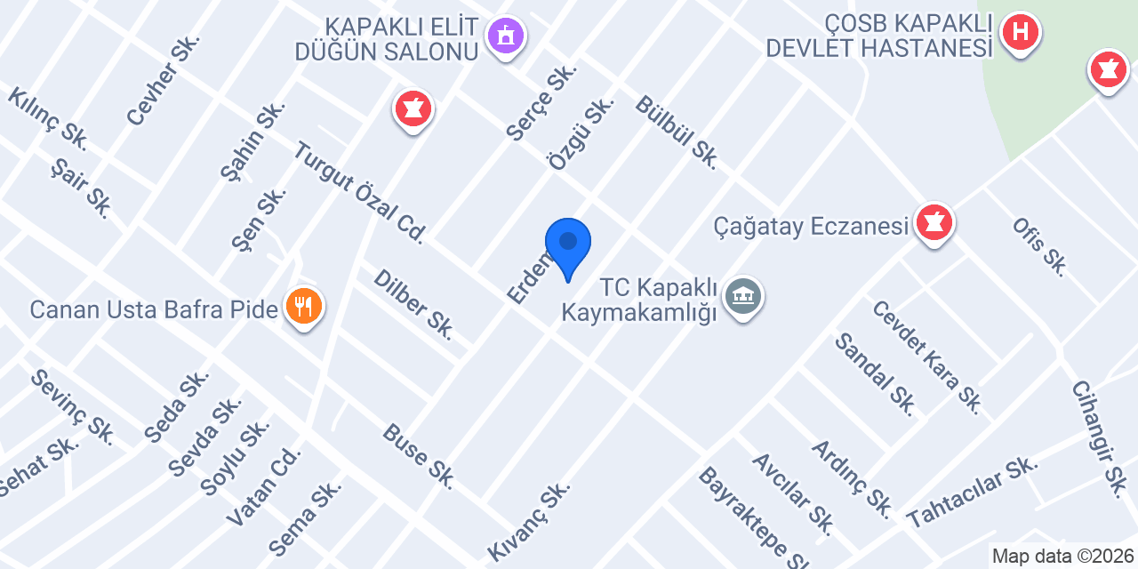Çetin Elektrik konumu