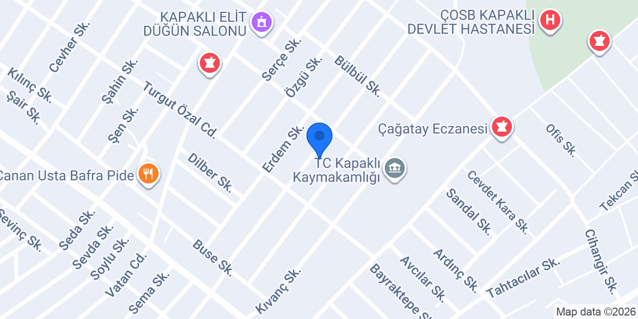 Samet Mobilya konumu
