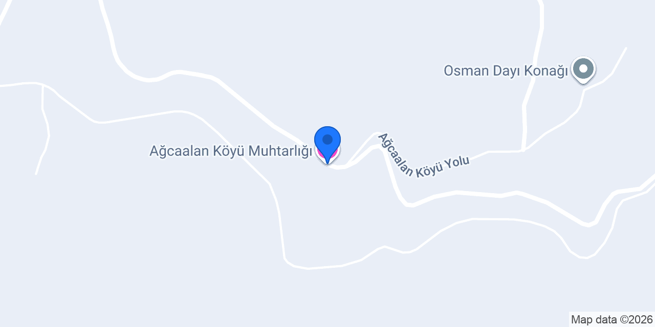Ağcaalan Köyü Muhtarlığı konumu