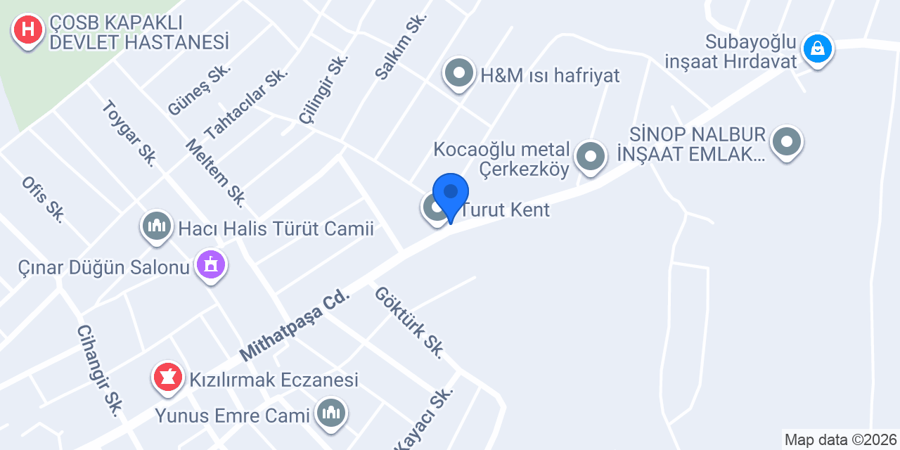 Güneş Dizayn Mobilya Dekorasyon Ltd. Şti. konumu