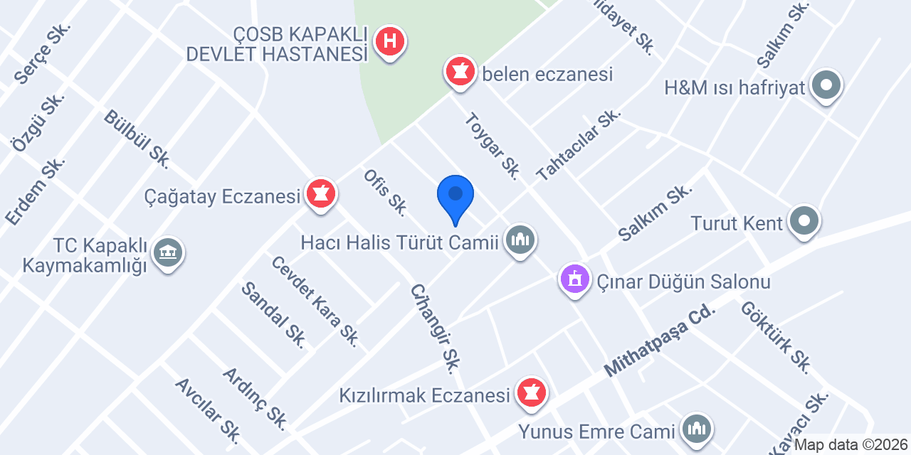 Tane Pilavım konumu