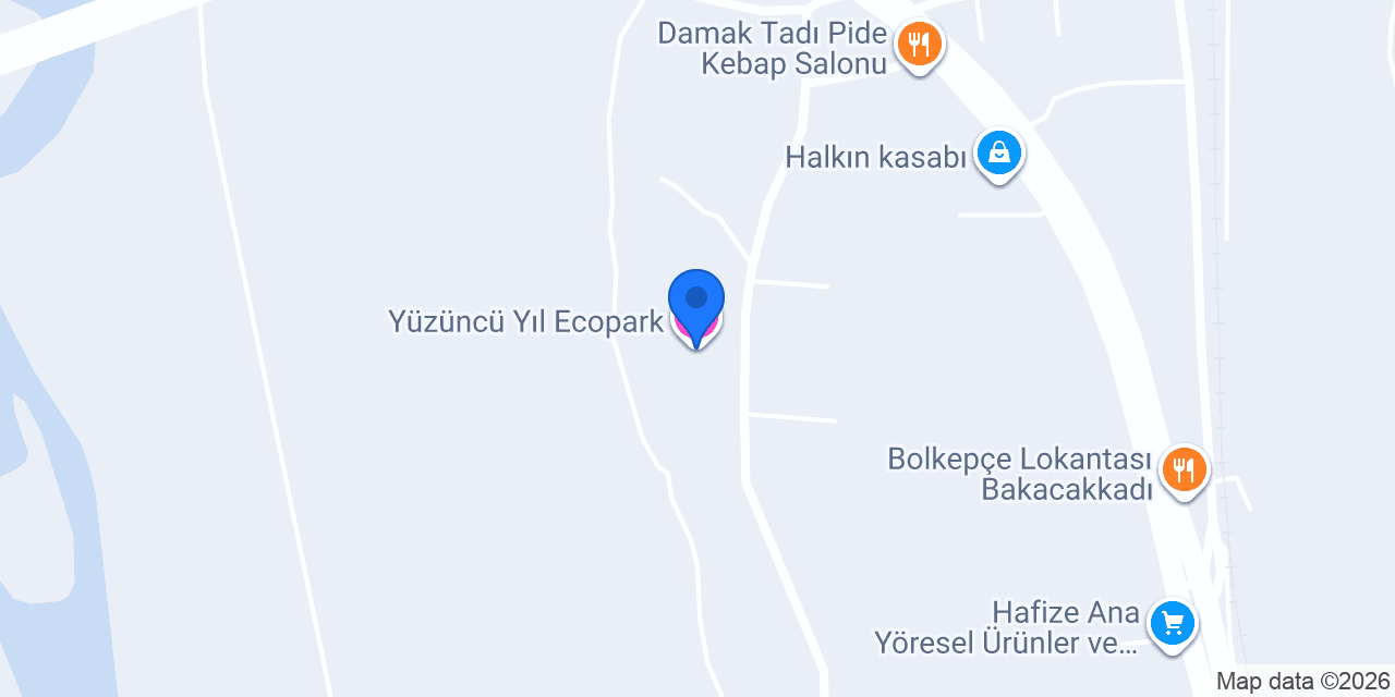 Yüzüncü Yıl Ecopark konumu