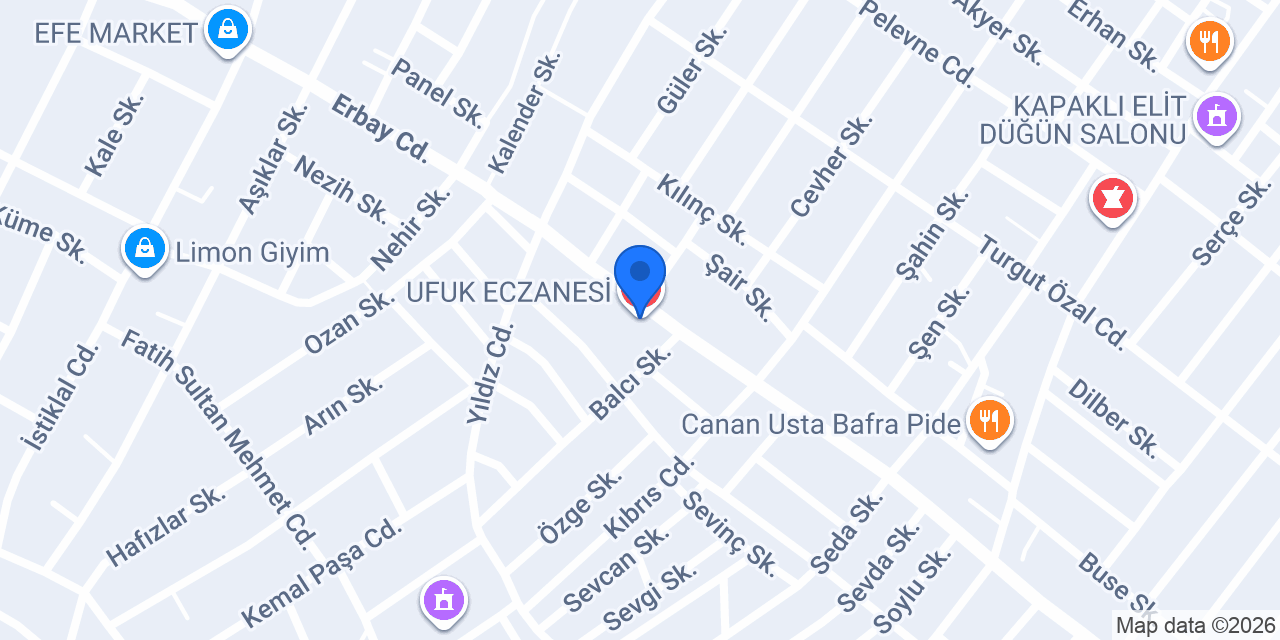 UFUK ECZANESİ konumu