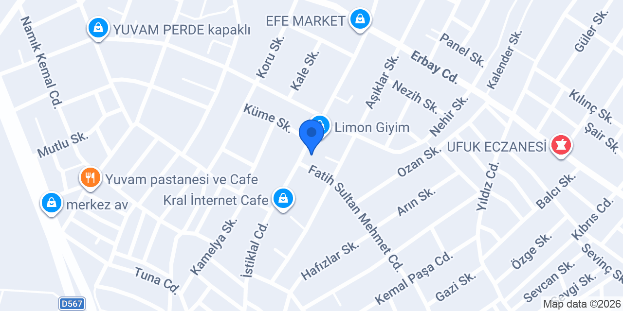 KAPAKLI ELEKTRONİK konumu