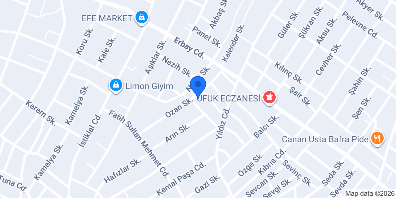 Kaplan tesisat konumu