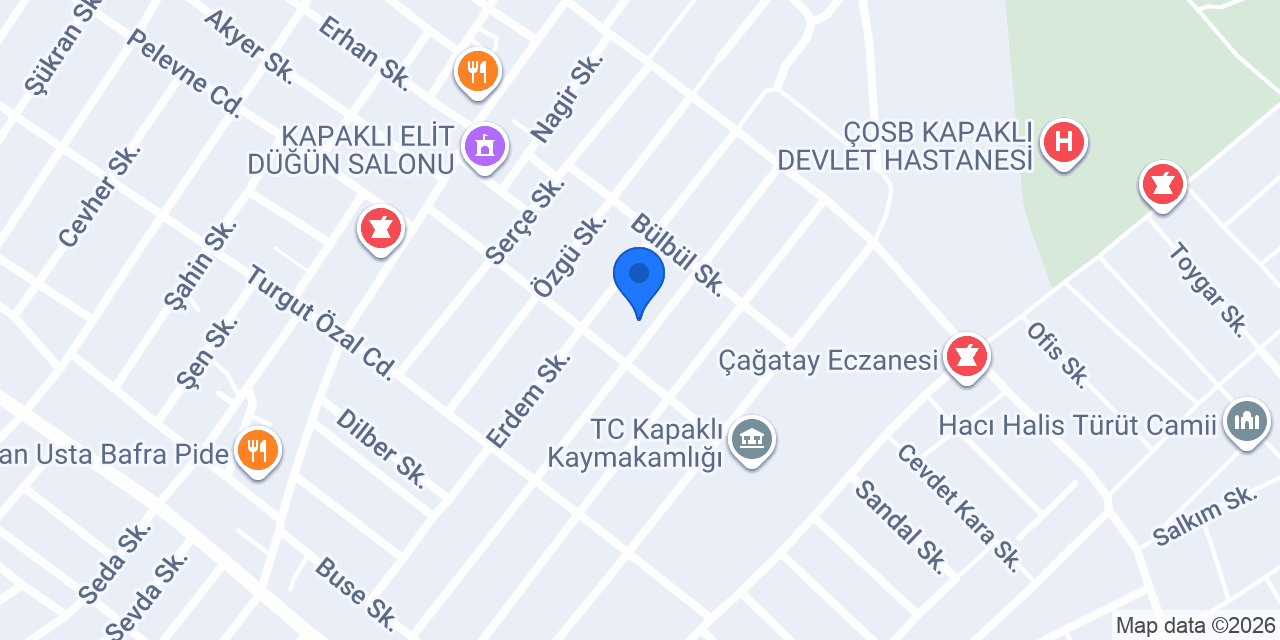 Damla Nail studıo konumu