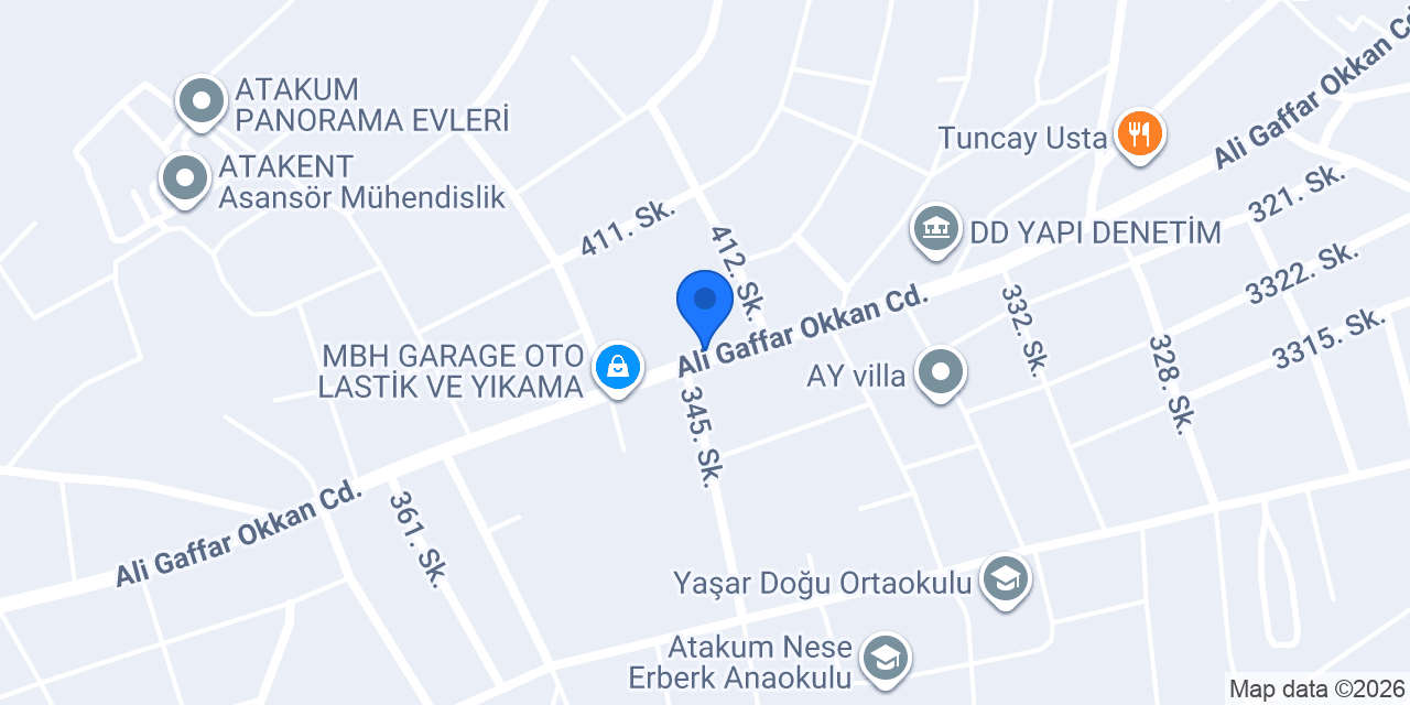ASAF ISI SIHHİ TESİSAT konumu