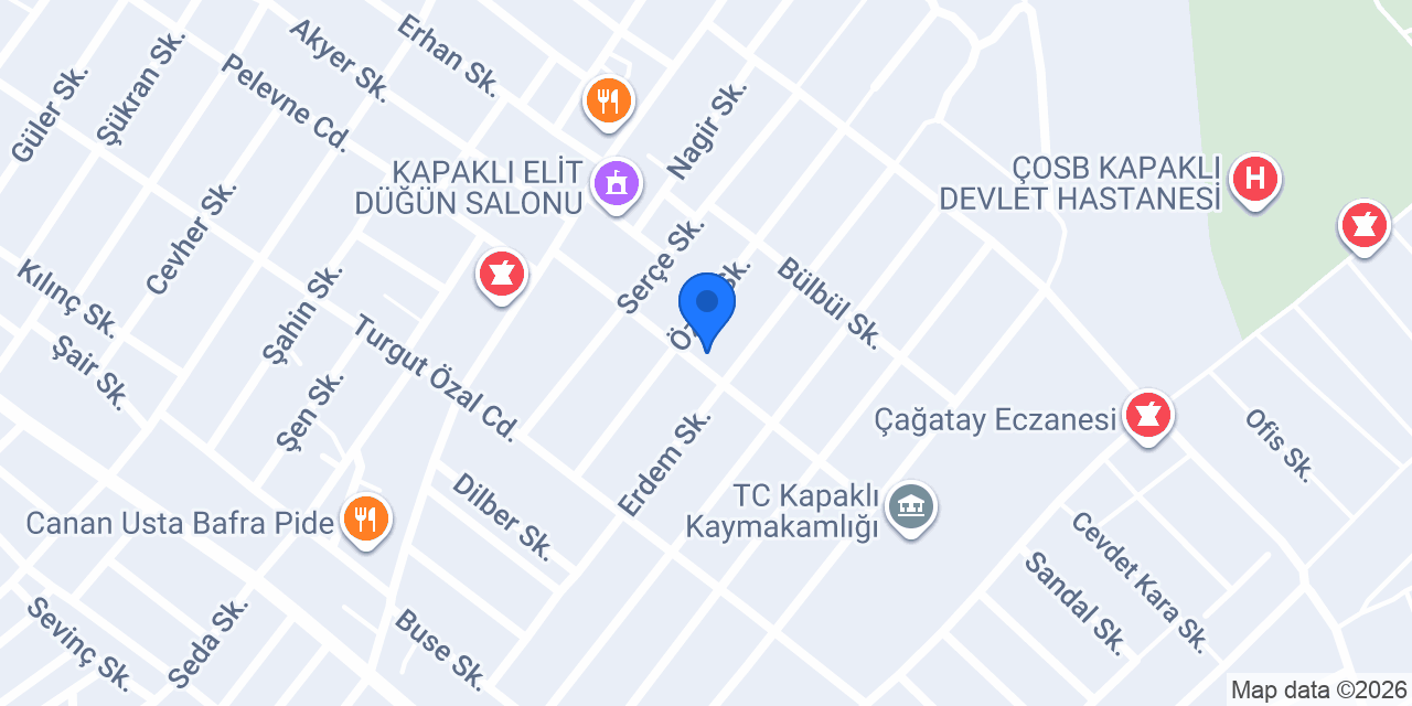 Deniz parke konumu