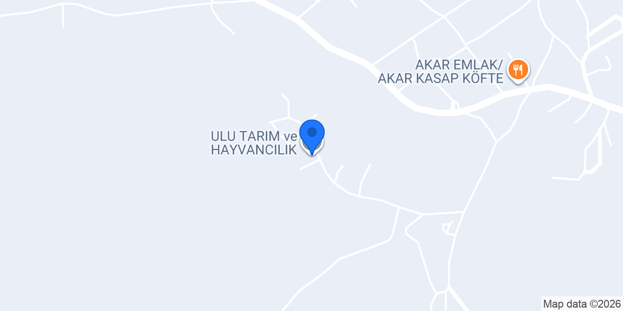 ULU TARIM ve HAYVANCILIK konumu