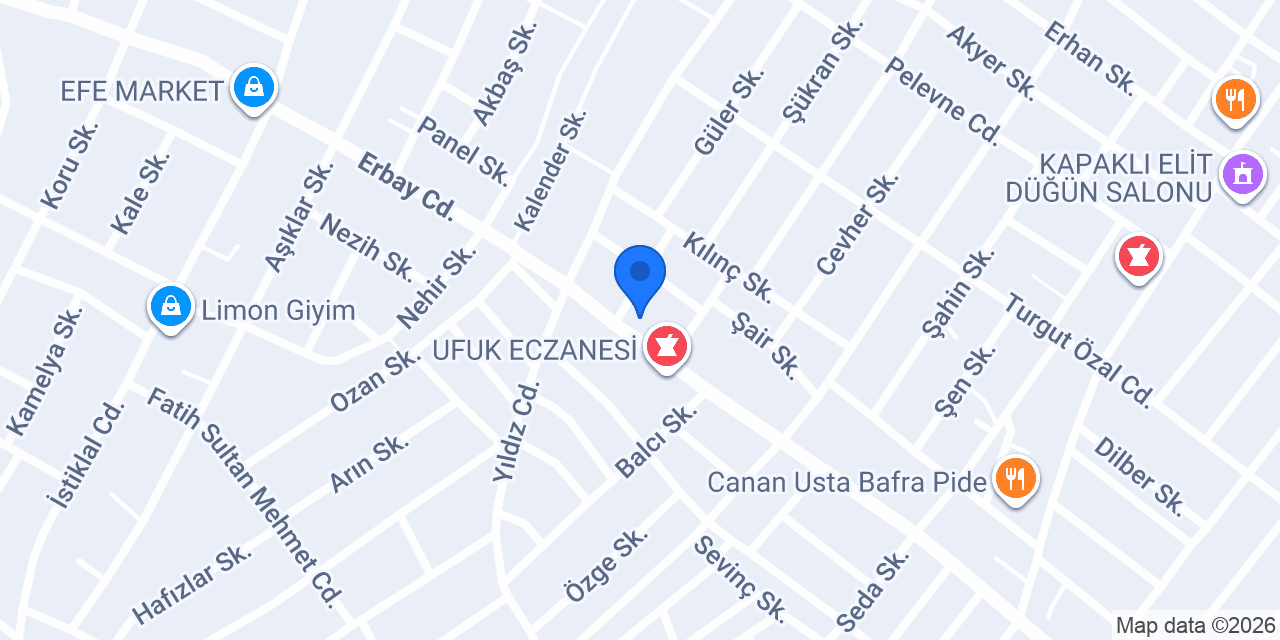 Selimoğlu Dekorasyon konumu