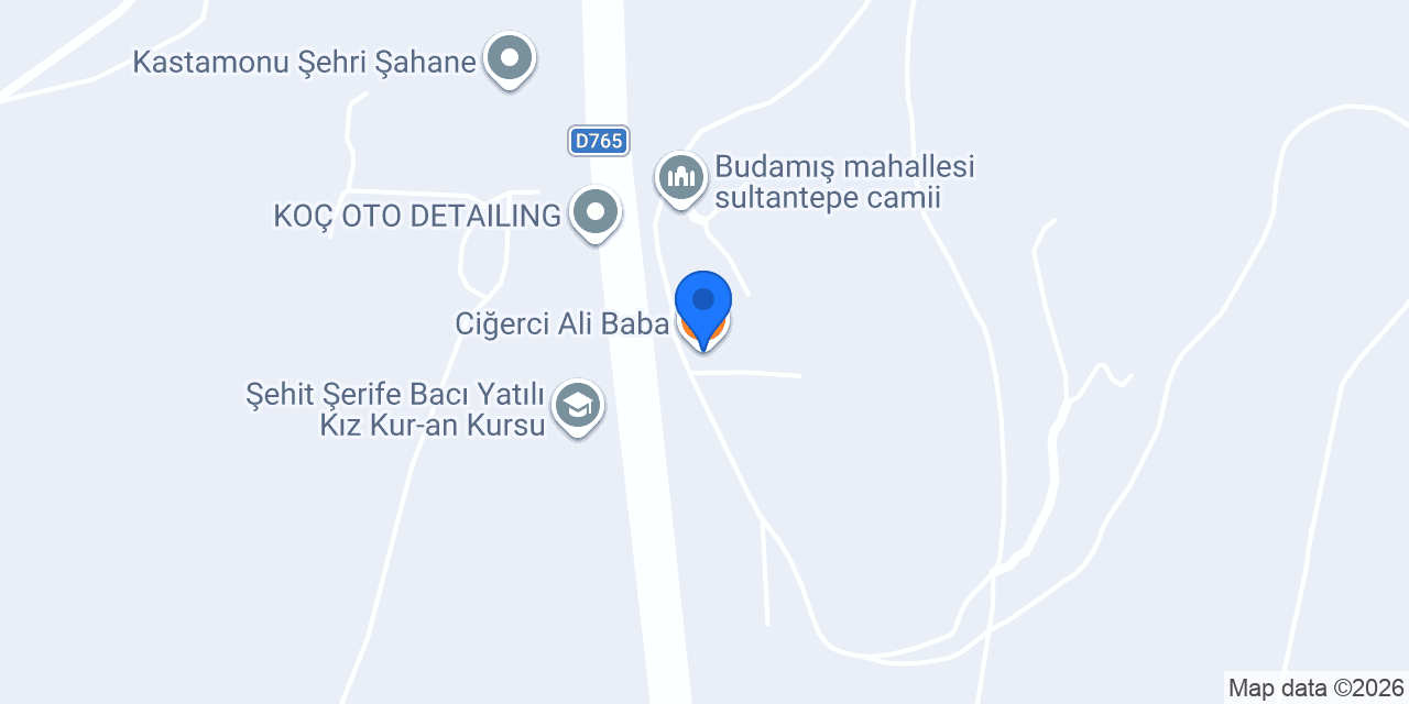 Ciğerci Ali Baba konumu