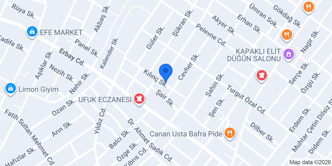 Kapaklı Park Salon konumu
