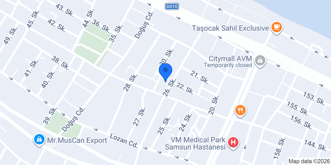 ER&EL Tuhafiye konumu