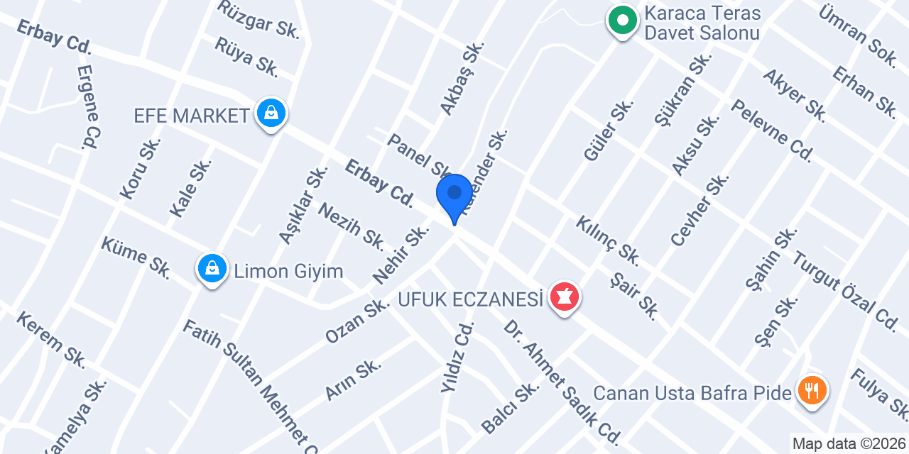 Has börek pide cafe konumu