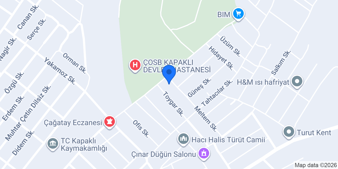 HAN OPTİK Kapaklı Gözlükçü konumu