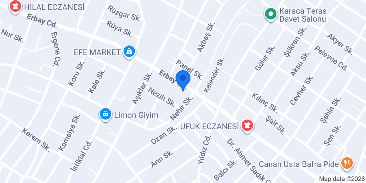 Bi Dünya Çorap & Dondurma konumu
