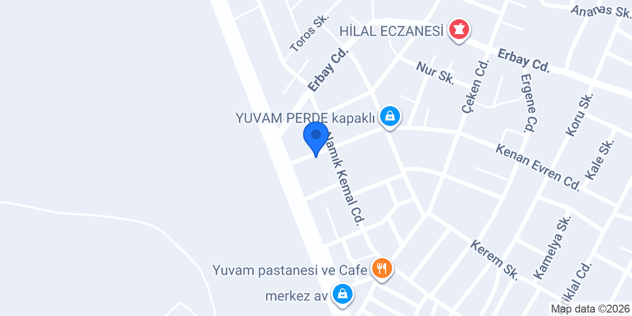 Karden Çelik Villa Prefabrik konumu