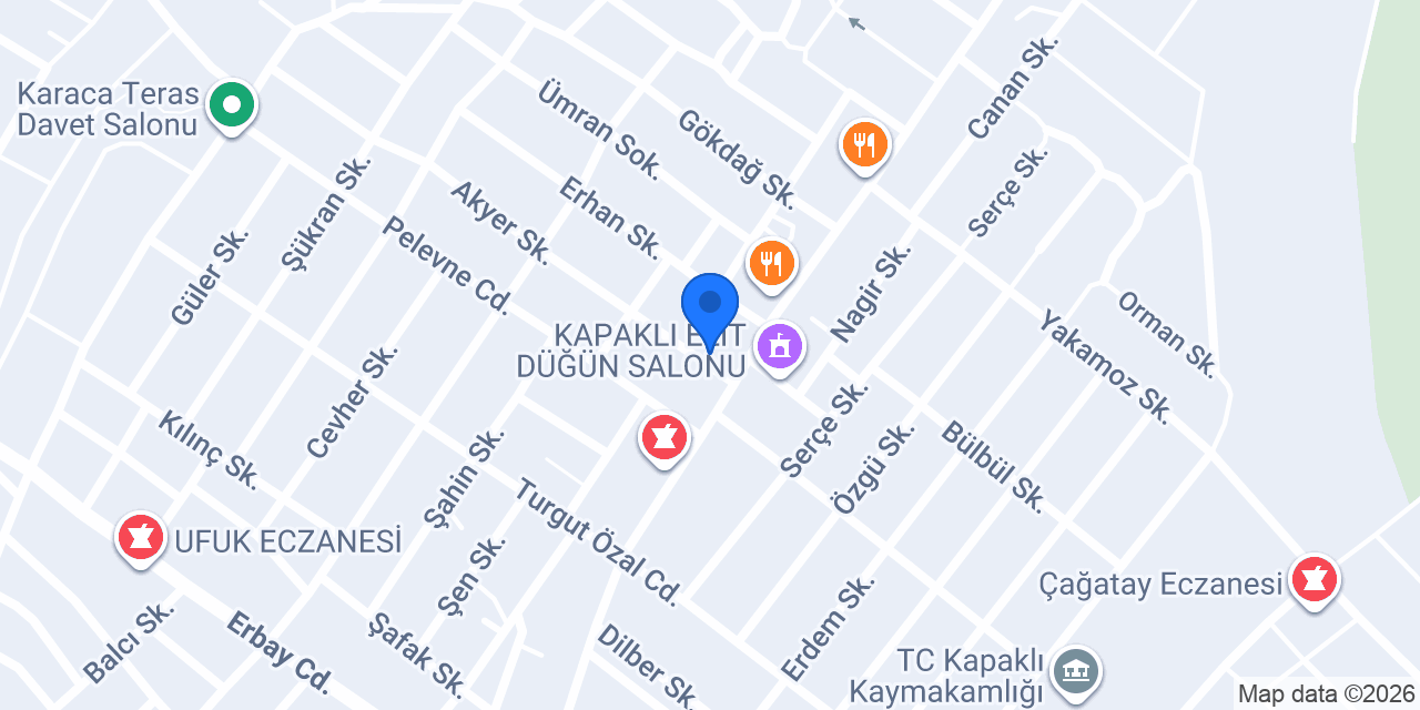 Emine Bacinin Yeri konumu