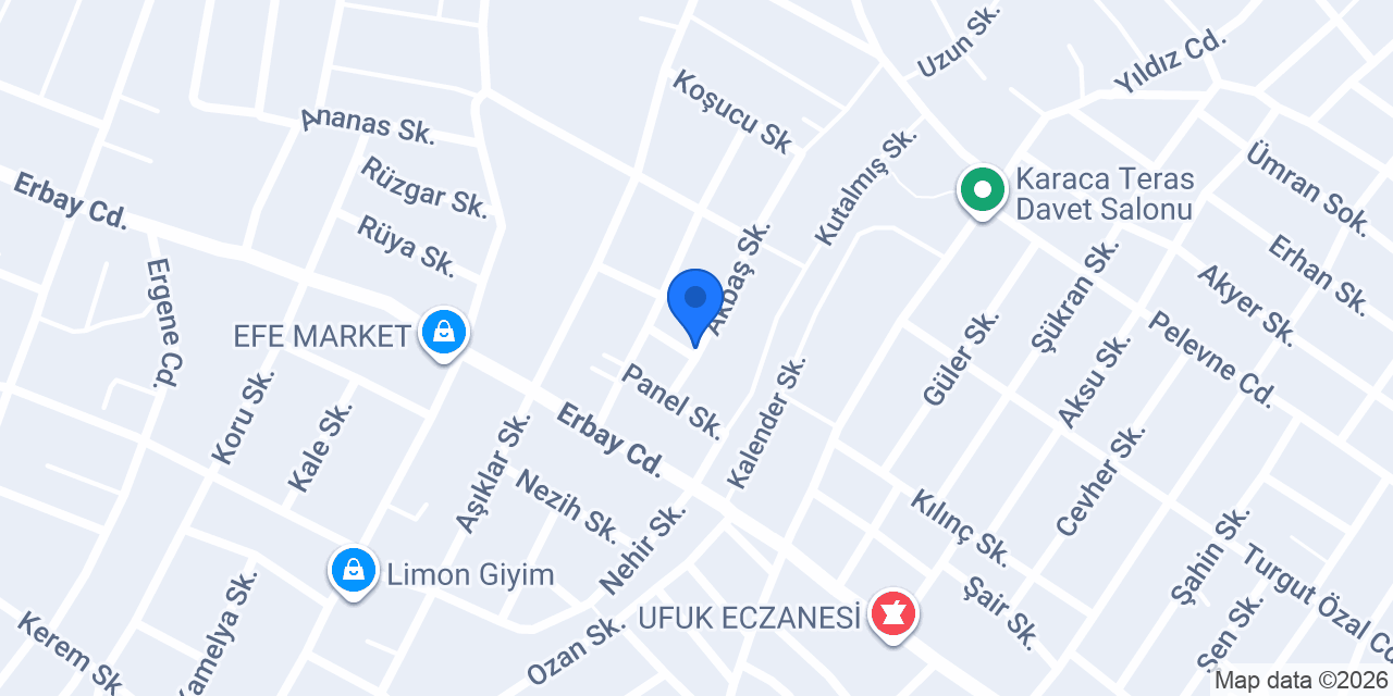 Çelebi Kardeşler Mobilya konumu