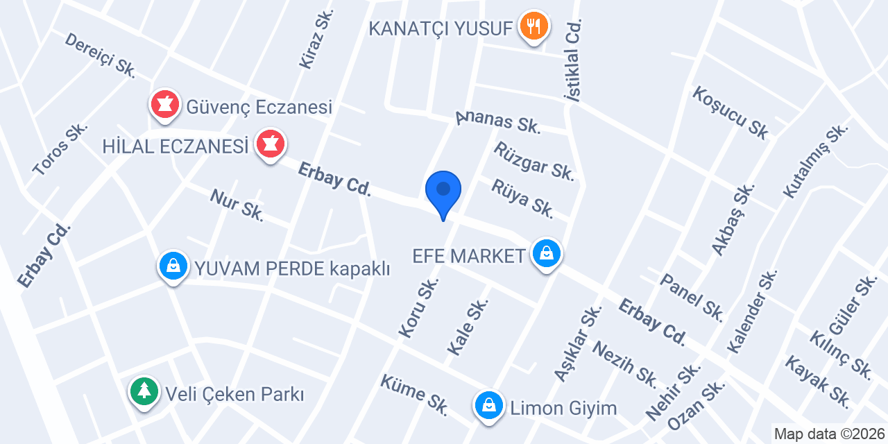 HAS OTO ELEKTRİK konumu