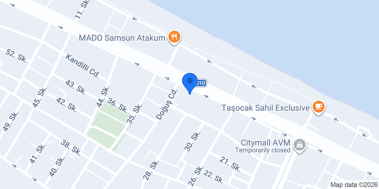 Menekşe Çiçekçilik konumu