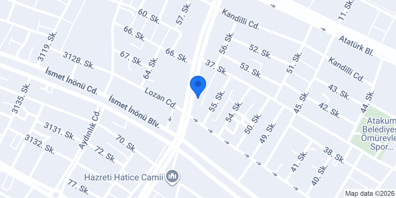 Bendegül Makeup Hair Studio konumu