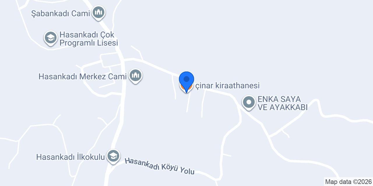 çinar kiraathanesi konumu