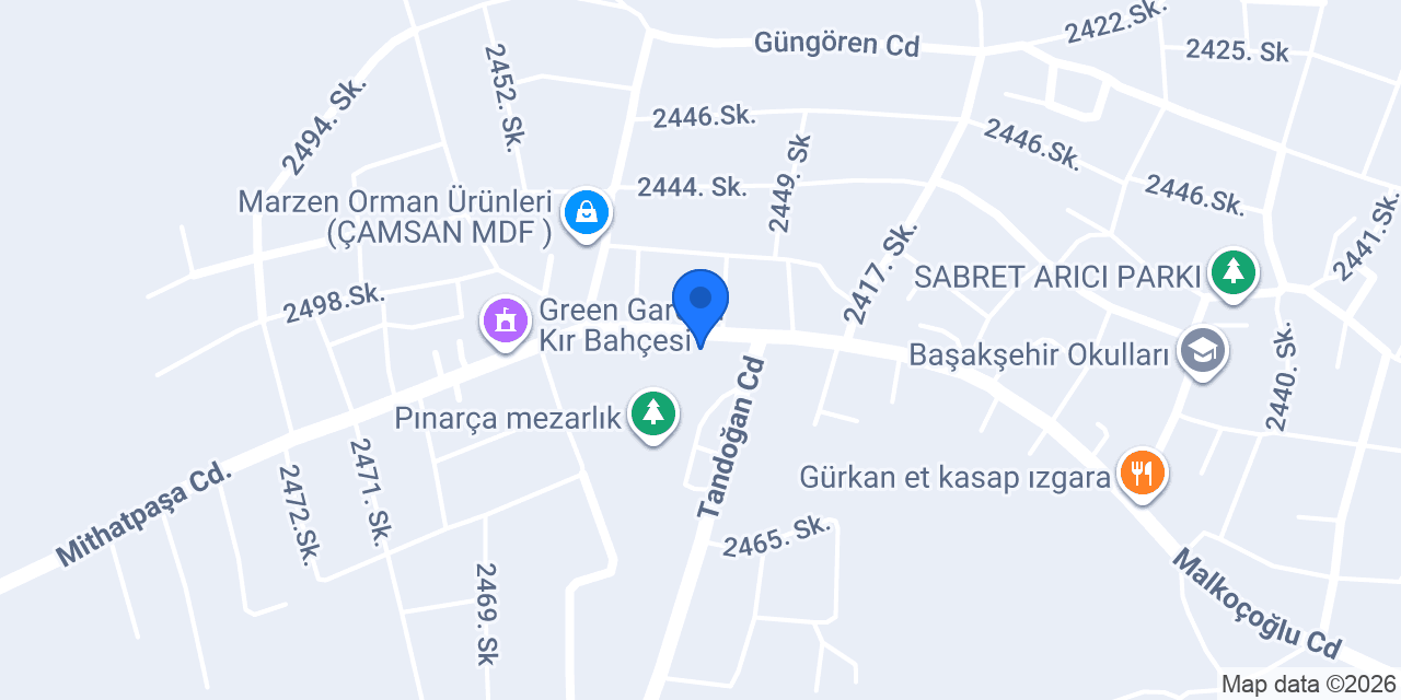 Pınar Taksi Durağı konumu